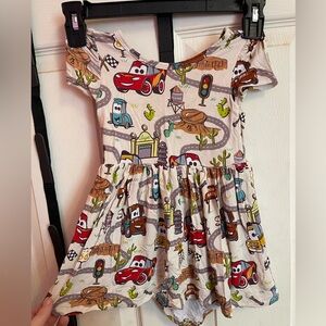 Little Sleepies Disney Cars twirl dress bodysuit 18-24M